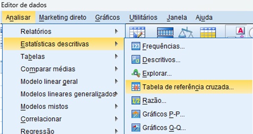 como solicitar o teste exato de Fisher no SPSS.